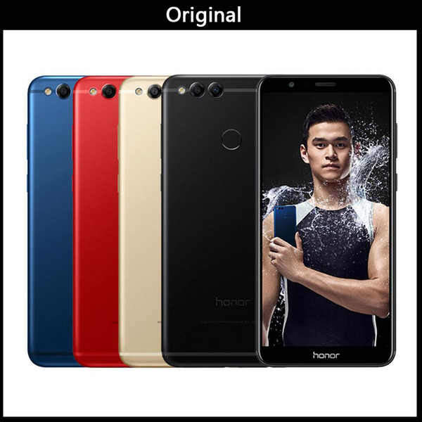 Global ROM Huawei Honor 7X 4GB 64/128GB 8MP+16MP Dual Rear Cameras 3340mAh 5.93 inch 2160*1080P Full View Screen Fingerprint