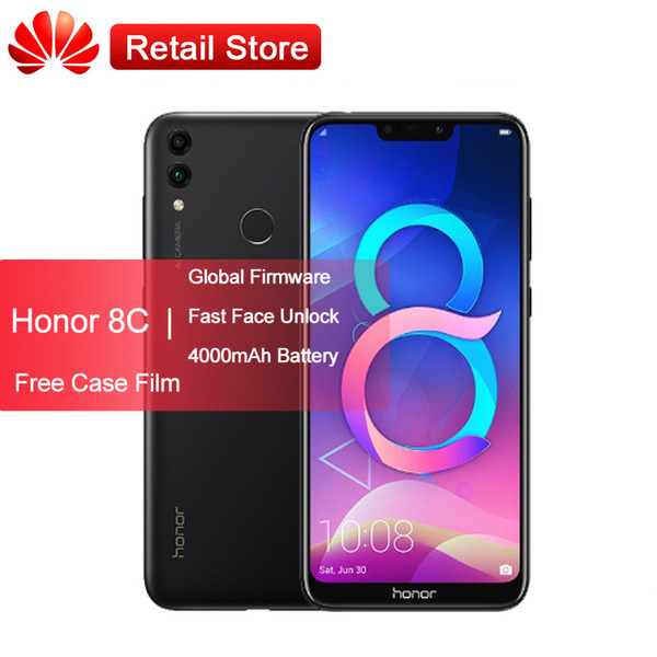 Huawei Honor 8C Global Firmware Mobile Phone 4GB 6.26