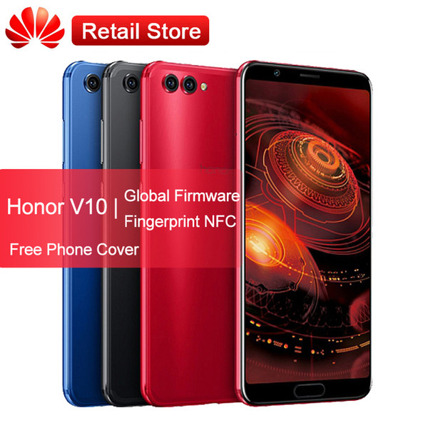 Original Huawei Honor V10 6GB RAM Android Smartphone Honor View 10 4GB RAM Kirin 970 Octa Core 5.99'' OTA NFC Fingerprint