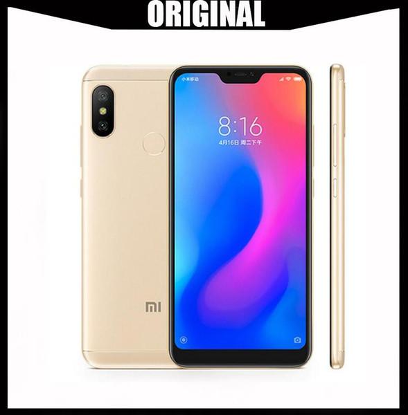 Wholesales Original Xiaomi Redmi 6 Pro Mobile Phone 4GB RAM 32/64GBGB ROM Snapdragon 625 Octa Core 5.84''19:9 Full Screen Dual AI