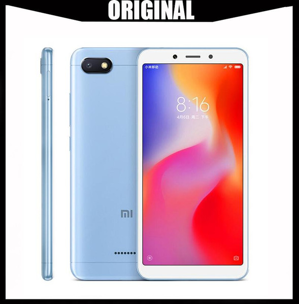 WholeSales Original Xiaomi Redmi 6A 6 A 2GB RAM 16GB ROM Smartphone 5.45'' 18:9 Full Screen 12nm Helio A22 Quad Core 13MP Camera 3