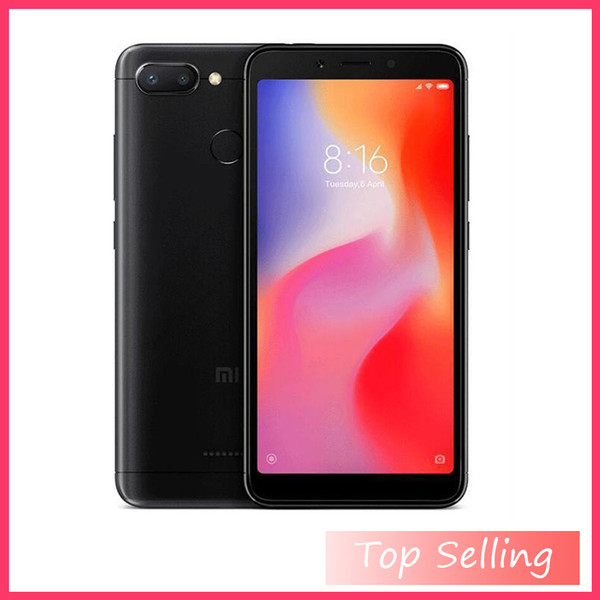 Wholesale Original Xiaomi Redmi 6 4GB 64GB Smartphone Helio P22 Octa Core CPU 12MP+5MP Dual Cameras 5.45