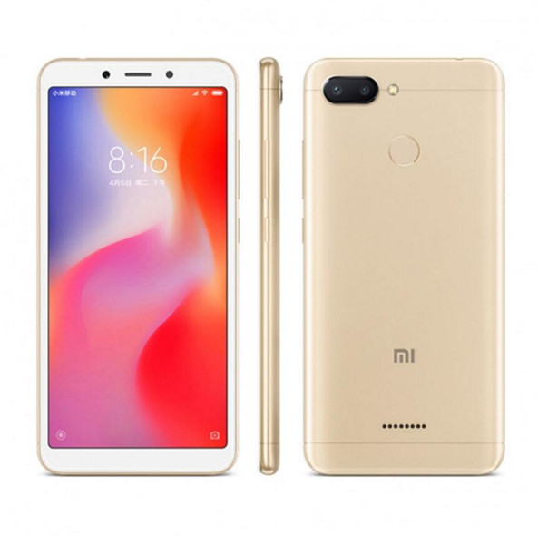 Wholesale Original Xiaomi Redmi 6 4GB 64GB Smartphone Helio P22 Octa Core CPU 12MP+5MP Dual Cameras 5.45