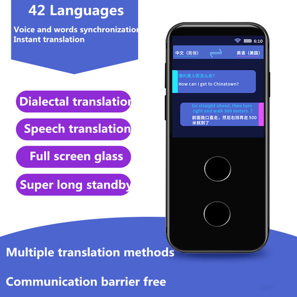 Original SOYES F8 Mini smartphone Interpreter Mobile phone translator 2.2