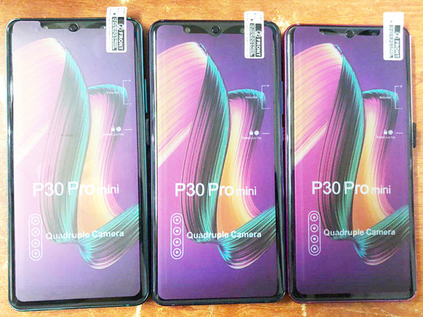 5.5Inch P30 Pro mini Smartphone 512MB 4GB Rom Smartphone GPS 2MP mobile Phone Cheap Phone With Tempered Glass 3 Colors