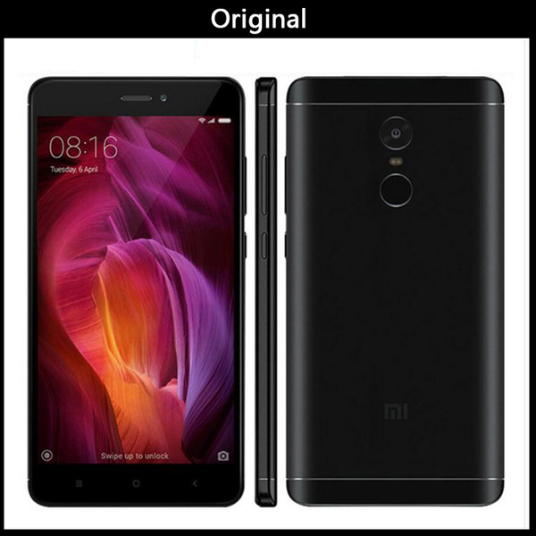 Global Version Original Xiaomi Redmi Note 4 4G LTE Touch ID Helio X20 RAM 3G ROM 64G Deca Core Android 6.0 5.7 inch 1080P FHD Smartphone