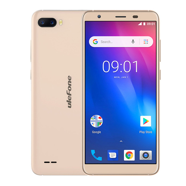 Ulefone S1 Mobile Phone 5.5 inch 18:9 MTK6580 Quad Core 1GB RAM 8GB ROM 8MP+5MP Rear Dual Camera 3G Smartphone