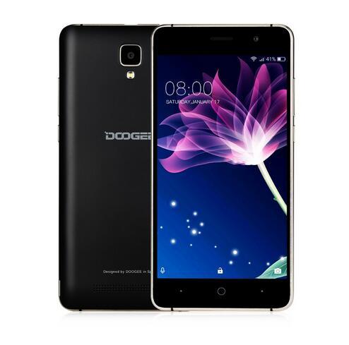 Original DOOGEE X10 Android 6.0 MT6570 Dual Core 5.0 inch 3G WCDMA Smartphone 8GB ROM 512MB RAM Dual SIM WIFI GPS Mobile Phone