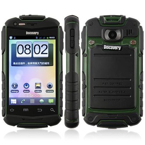 Discovery V5 V5+ Dustproof Shockproof Smart Phone Android 4.2 MTK6572 Dual Core WiFi 5.0MP Dual Sim Bluetooth GPS