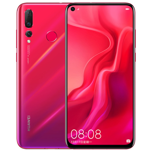 Original Huawei Nova 4 8GB RAM 128GB ROM 4G LTE Mobile Phone Kirin 970 Octa Core Android 6.4