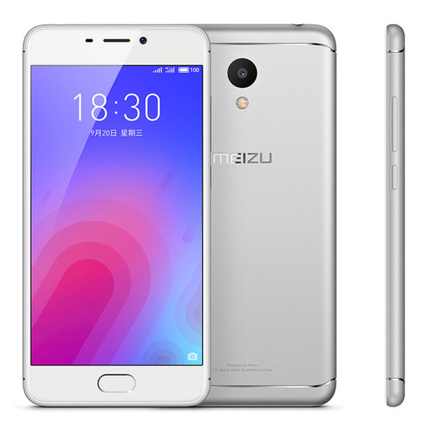 Original Meizu M6 Meilan 6 3GB RAM 32GB ROM 4G LTE Mobile Phone 5.2'' 2.5D Screen MT6750 Octa Core 13.0MP Face AE Fingerprint ID Cell Phone