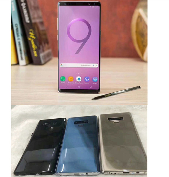 Goophone note9 Note 9 smartphones 6.4inch Android 7.0 dual sim Flash 8GB+1GB LTE cell phones DHL