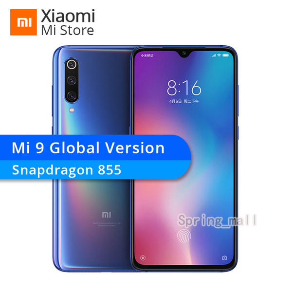 Global Version Xiaomi Mi 9 6GB 128GB Mi9 Cellphone Snapdragon 855 Octa Core 6.39