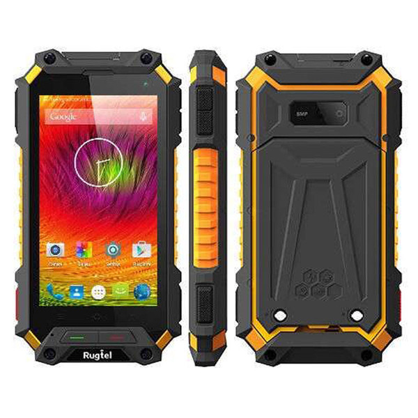 Original Rugtel Tank X10 pro IP68 waterproof rugged smart phone quad core 4G FDD LTE 2GB 16GB 8MP 4.5inch screen 5000mah Android 5.1 ALPS A9