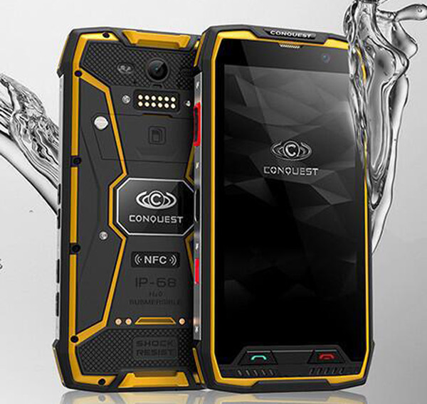 Original Conquest S11 Shockproof Smartphone IP68 Waterproof Phone 6GB 128GB 7000mAh PTT NFC Fringerprint OTG Rugged Phone