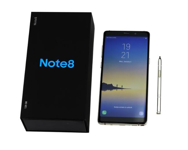 6.4inch N9 Goophone cell phone Android 7.0 Unlocked smart phone shown 4G LTE Quad Core 4gb RAM Sealed box