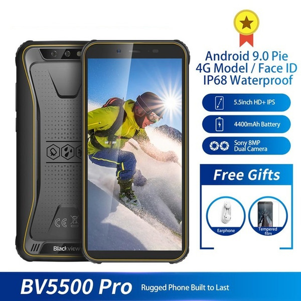 Pre-sale Blackview BV5500 Pro IP68 Waterproof 4G Mobile Phone 3GB+16GB 5.5