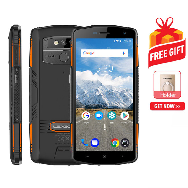 LEAGOO XRover Rugged Phone 6GB+128GB Dual Back Cameras Face ID & Fingerprint Identification 5.72 inch Android 8.1 MTK6763 Octa Core 4G