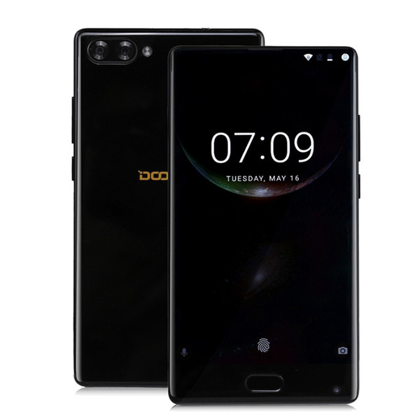 Doogee Mix Fingerprint Mobile Phone Octa Core 4GB/6GB RAM+64GB ROM 8MP+16MP Dual Rear Cam Dual SIM 3380mAh Bluetooth 5.5inch Smart Phone