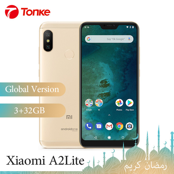 Global Version Xiaomi A2 Lite 3GB RAM 32GB ROM Smartphone Snapdragon 625 Octa Core 12MP+5MP 2 Camera 4000mAh CE OTA