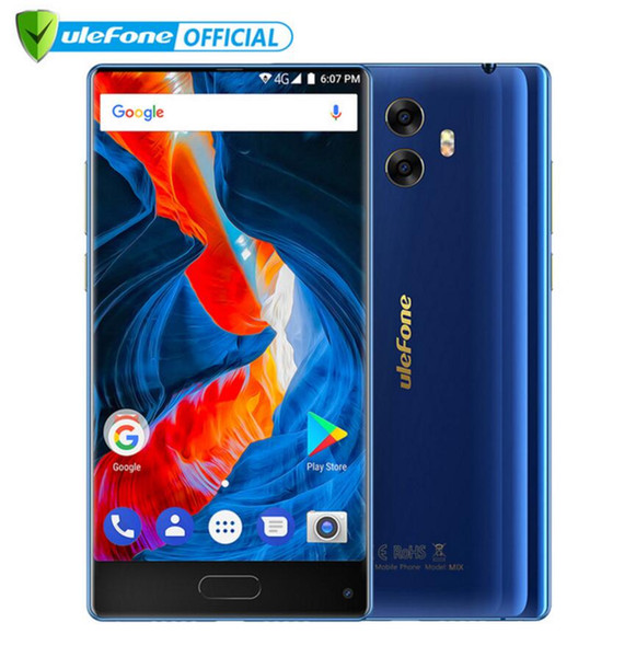 Ulefone MIX 13MP Dual Camera Mobile Phone 5.5 inch MTK6750T Octa Core Android 7.0 4GB+64GB Fingerprint 4G Smartphone