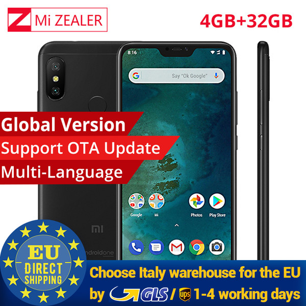 Global Version Xiaomi Mi A2 Lite 4GB RAM 32GB ROM 19:9 Full Screen Snapdragon 625 5.84