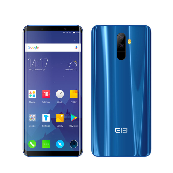 Elephone U MT6763 Octa Core Cell Phone 5.99 Inch Android 7.1 Smartphone 6GB RAM 128GB ROM 13MP Dual Rear Cam 4G LTE mobile Phone