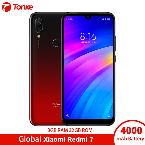 Global Version xiaomi phone Redmi 7 3GB RAM 32GB ROM Snapdragon 632 Octa Core 626