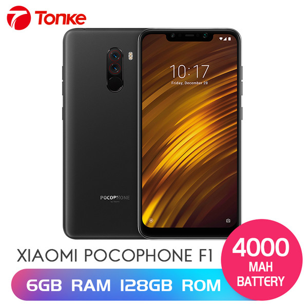 Global Version Xiaomi POCOPHONE F1 6GB 128GB Snapdragon 845 6.18 Screen LiquidCool 20MP Front Camera Quick Charge 3.0