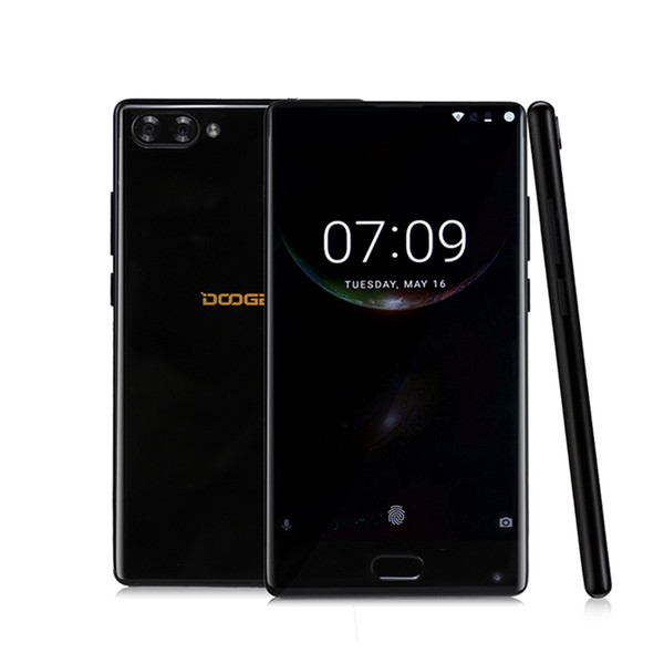 Doogee Mix Mobile Phone 5.5 Inch HD Helio P25 Octa Core 4GB/6GB RAM+64GB ROM 8MP+16MP Dual Rear Cam Fingerprint Bezel-less Phone