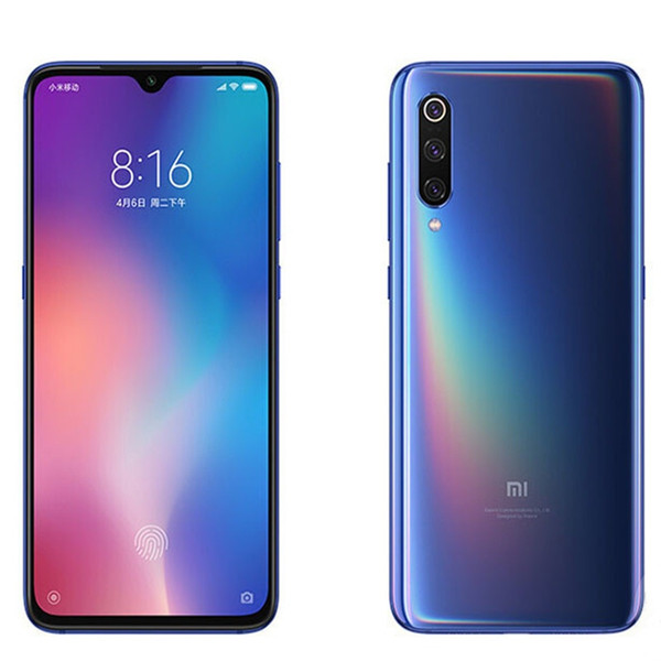 Original Xiaomi 9 Transparent Mobile Phone 6.39 inch Qualcomm snapdragon 855 Smartphone OTG GPS full screen 48 million DHL Free Shipping