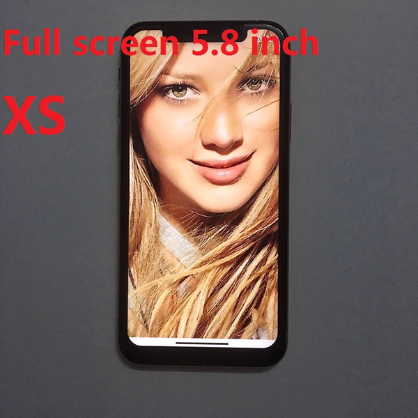 Full screen 5.8 inch XS android 6.0 smartphone Quad Core MTK6580 1GB RAM 8GB ROM 960*540 3G WCDMA unlocked cell phones