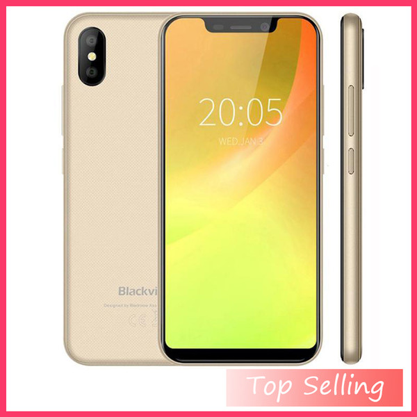 Blackview A30 Smartphone 5.5inch 19:9 Full Screen MTK6580A Quad Core 2GB+16GB Android 8.1 Dual SIM 3G Face ID Mobile Phone