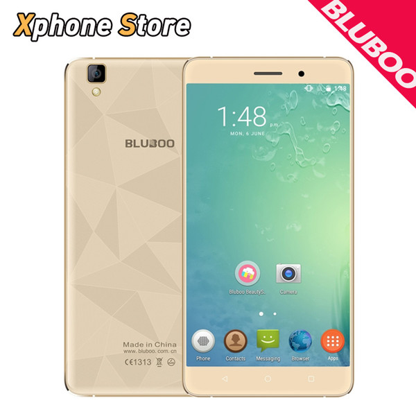 In Stock BLUBOO Maya 5.5 inch 3G WCDMA Android 6.0 16GB+2GB MTK6580A Quad Core 1.3GHz 13.0 Camera Dual SIM 3000mAh Mobile Phone