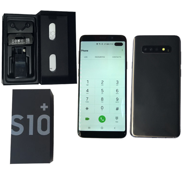 Goophone S10 Plus HD Display Goophone S10+ Goophone WCDMA 3G Quad Core Ram 1GB ROM 8GB Android 9.0 Camera 8.0MP Face ID Show 8GB 512GB 4g