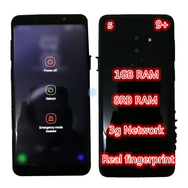 Goophone phone 9 Cell phone s 9 smartphone 1GB RAM 8GB ROM 3G Android Mobile Phone Fingerprint Face & Iris ID VS Goophone i6