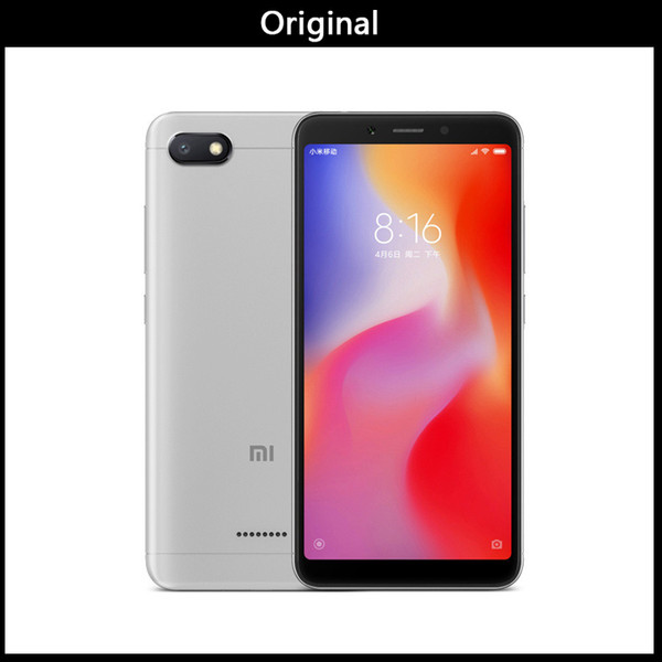 Wholesale Original Xiaomi Redmi 6A 6 A 2GB RAM 16GB ROM Smartphone 5.45'' 18:9 Full Screen 12nm Helio A22 Quad Core 13MP Camera 30