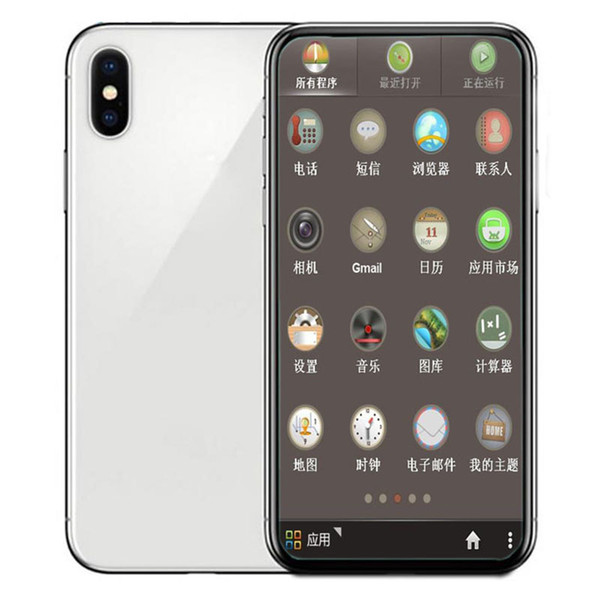 Face ID XS MAX Goophone 6.5inch Full Scree 16GROM 1GRAM Quad Core MTK6580 Dual SIM 3G Smartphone