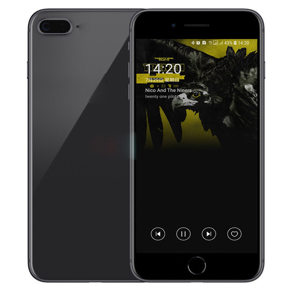 4 Colcor GOOPHONE 8 plus unlocked 5.5 inch Cell phones Quad Core MTK6580 12GB 64GB show 4G LTE 256 GB Smartphones Unlocked Phone Sealed Box