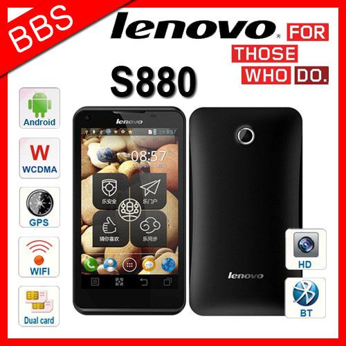 Original Lenovo S880 Android 4.0 OS 5.0MP Camera 5.0 Inch Screen 3G GPS Dual Camera MTK6575 RUSSIAN HEBREW