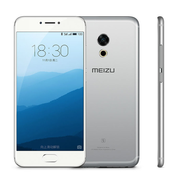 Unlocked Original Meizu Pro 6s Pro6s 4G LTE Mobile Phone 4GB RAM 64GB ROM Helio X25 Deca Core 5.2inch 3D Press 12.0MP Fingerprint Cell Phone