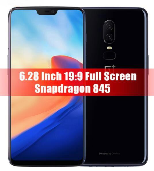 Oneplus 6 Global Firmware Snadragon 845 Octa Core 64GB/128GB 6.28 inch 16MP Dual Rear Camera Android 8.1 Unlocked New Phone