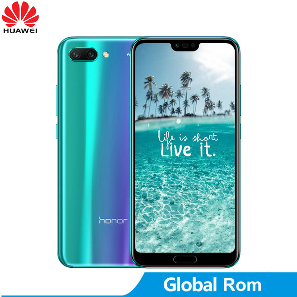 Wholesale Huawei Honor 10 Global Version 4GB 128GB SmartPhone NFC Mobile Phone Android 8.1 5.8