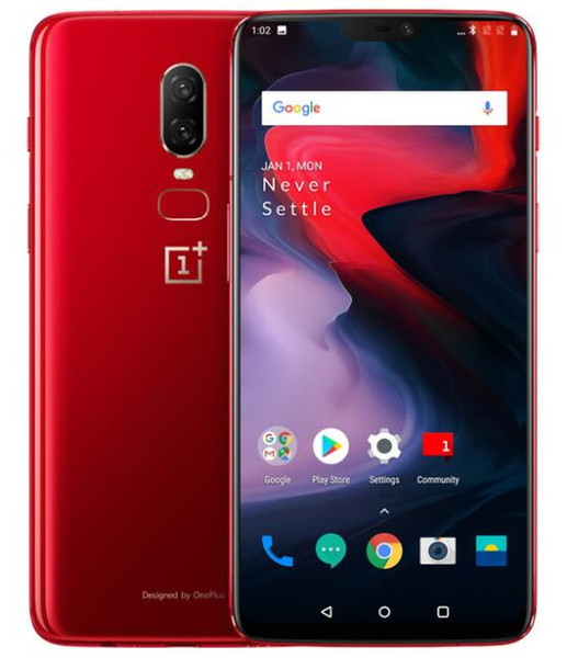 Oneplus 6 Global Firmware Unlockde Cell Phone Snadragon 845 Octa Core 64GB/128GB 6.28 inch 16MP Dual Rear Camera Android 8.1