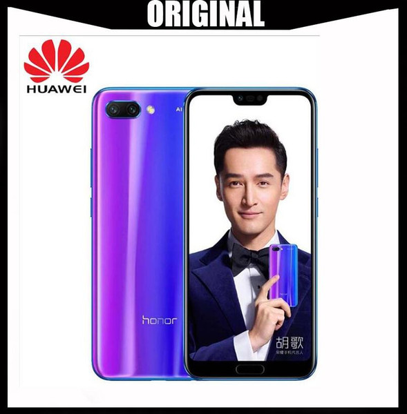 New arrival Huawei Honor 10 5.84 inch 2280x1080p Honor10 screen Mobile Phone Octa Core face ID NFC android 8.1 3400mAh battery