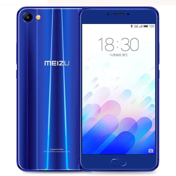 Original Meizu Meilan X M3X Mobile Phone MTK Helio P20 Octa Core 3GB RAM 32GB ROM Android 5.5 inch 2.5D Glass 12MP Fingerprint ID Cell Phone