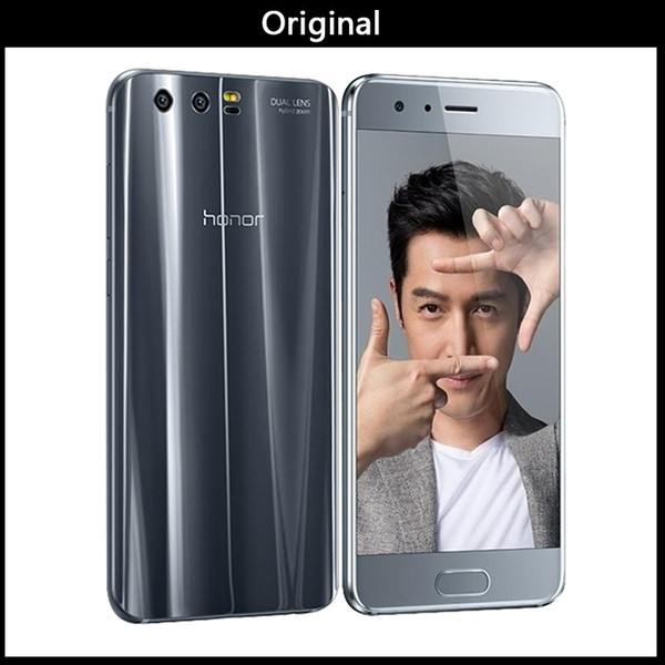 new Original Huawei Honor 9 Mobile Phone 4G LTE 5.15' Kirin 960 Octa Core 4/6GB RAM 64/128GB ROM Dual Rear 1920*1080P Fingerprint NFC