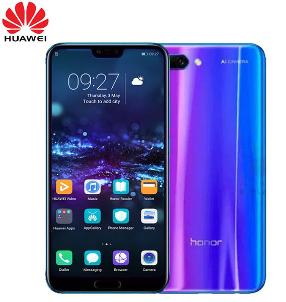 Original Huawei Honor 10 Android 8.0 4G LTE Smartphone 3D Curved Glass Kirin 970 AI Processor 5.8 Inch 24MP Camera