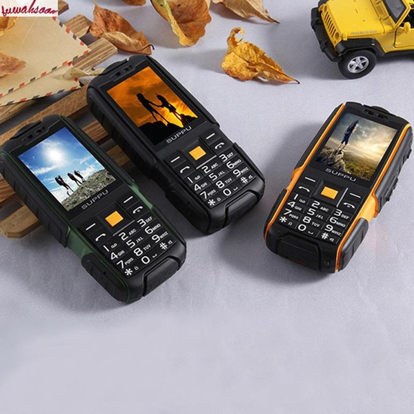 Original X6000 Ip67 Unlocked Rugged Mobile Cell Phone Waterproof Power Bank Cellphone 6000mah Big Battery 2 Sim Card LED Torch Outdoor phone