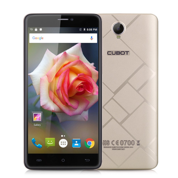 CUBOT Max 4G Smartphone Phablet Android 6.0 6.0Inch MTK6753 Octa Core 1.3GHz 3GB RAM 32GB ROM OTG Hotknot 4100mAh Battery Mobile